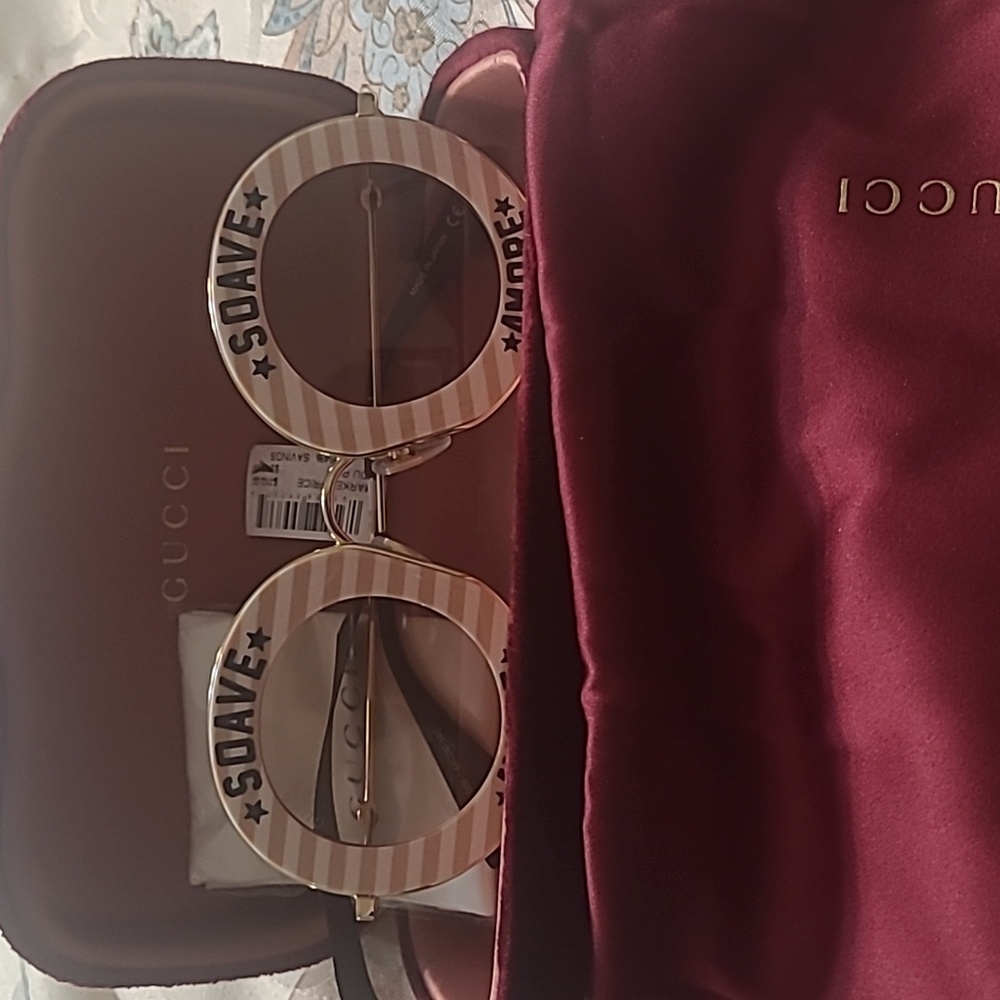 GUCCI AMORE SUNGLASSES NEW - Picture 2 of 2
